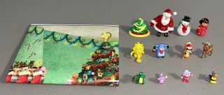 Dora The Explorer Christmas My Busy Books Map & 12 Mini Figures Pvc Cake Toppers