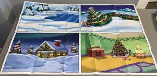 Dora The Explorer Christmas My Busy Books Map & 12 Mini Figures PVC Cake Toppers 3