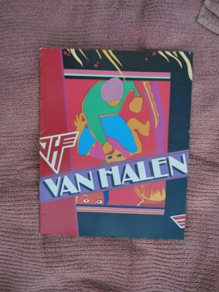 1981 Van Halen Fair Warning Tour Program Programme Book