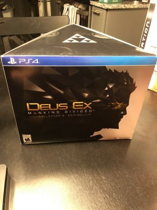 Deus Ex Mankind Divided Collectors Edition Ps4 No Game