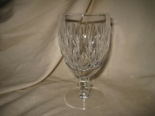 Waterford Maureen 4 - 3/4 " Crystal Claret Wine Glass Vintage Gothic Mark Ireland