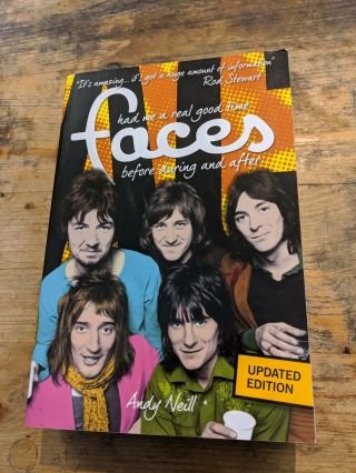 Unread The Faces Rod Stewart Steve Marriott Book Softcover 514 Pages R&b