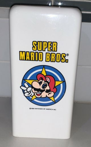 Vintage Rare 1989 Nes Mario Bros.  Nintendo Dixie Cup Holder Dispenser 7”h