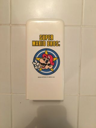 Mario Bros.  Nintendo 1989 Nes Vintage Retro Dixie Cup Holder Dispenser