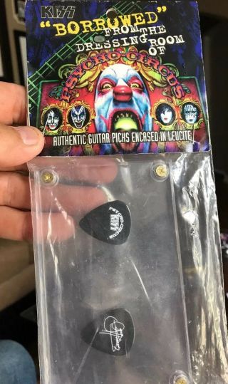 Kiss Psycho Circus Guitar Pick Set 1998 Gene Simmons