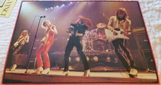 Scorpions Lovedrive Live Poster,  1979 Another Piece Of Meat Coast To Coast