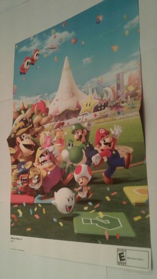 Mario Party 8/mario Party Ds 15.  5  X11.  5  Double Sided Poster