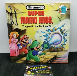 1989 - Mario Bros Trapped In The Perilous Pit Golden Look Book