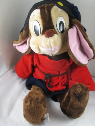 Vintage 1986 Fievel Goes West An American Tail 22 " Plush Mouse Doll Sears Fieval