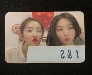 Unit Official Photocard Red Velvet Irene & Seulgi Unit 1st Mini Monster