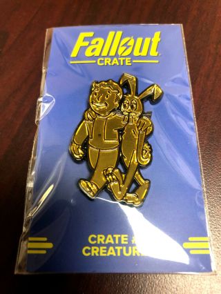 Fallout Animal Friend Perk Pin " Creatures " Lootcrate Gaming Crate 14 Exclusive