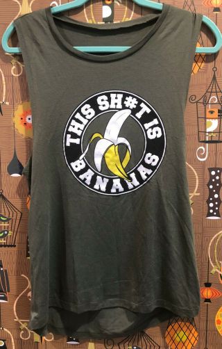 Gwen Stefani Vegas Concert Tank Shirt This Sh T Is Bananas Size L (med.  Fit)