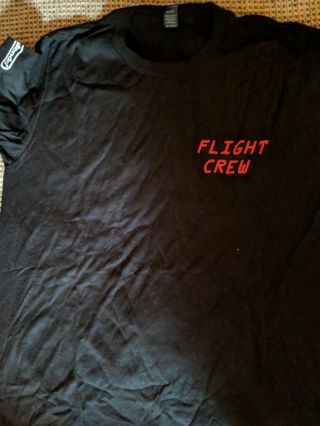 Star Fox Zero Nintendo Pax East 2016 Flight Crew T Shirt Black Size Small