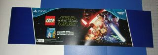 Ps4 Lego Star Wars Force Awakens Store Display Toys R Us Promo Sony Playstation