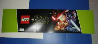 Xbox Lego Star Wars Force Awakens Store Display Toys R Us Promo Sign X - Box 2