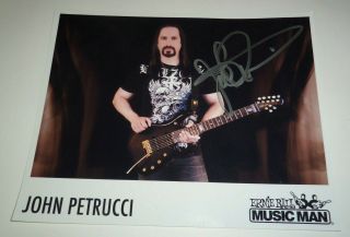 Hand - Signed Autograph John Petrucci Dream Theater Ernie Ball Music Man