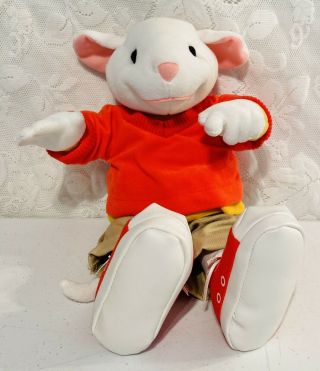 1991 Vintage Stuart Little Movie Stuffed Animal White Mouse Plush 12 " Toy Rare