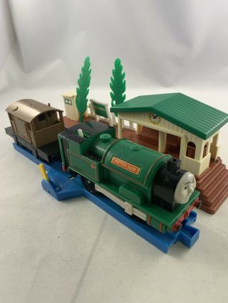 Motorized Peter Sam W/ Brown Brakevan T4643 For Thomas And Friends Trackmaster