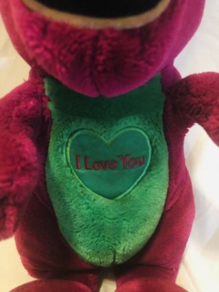 Barney - I Love You 15” Plush Lyons Stuffed Soft Animal Toy - 2