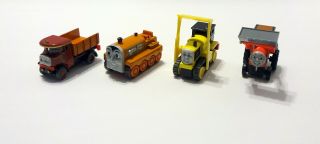 Thomas & Friends Take Along Trains Set Of 4 Diecast Work Trucks Jack,  Byron,  Eliz