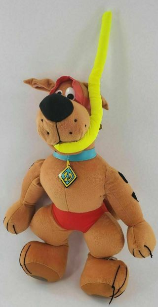 Scooby Doo Scuba Diver Plush 24 " Large W/ Tags Stuffed Toy Cartoon Network
