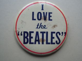 Large Beatles Pin Badge 