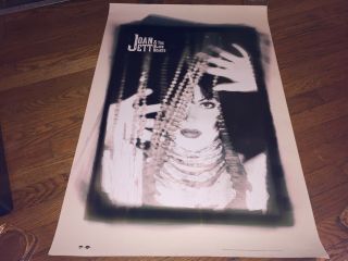 Joan Jett & The Blackhearts - Notorious (1991) Album Cover Promo Poster_sexy
