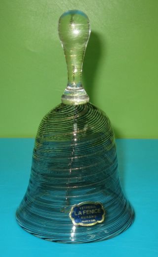 Glass Bell La Fenice - Murano Italy