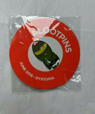 Loot Crate Exclusive Fallout Shelter Bomb Pin June 2016 Dystopia Lootpins