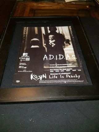 Korn Adidas Rare Radio Promo Poster Ad