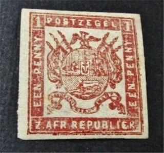 Nystamps British Transvaal Stamp 13 Og H $105