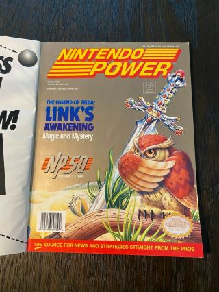 Nintendo Power Volume 50,  July 1993,  Legend Of Zelda Link 