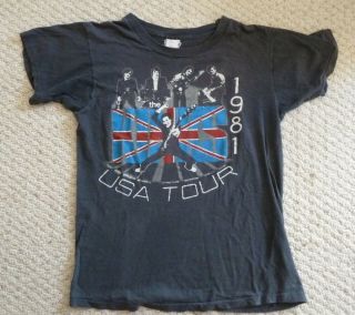 Vintage 1981,  Kinks Concert T Shirt