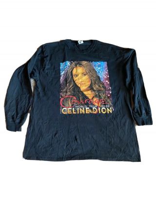 Celine Dion Courage World Tour 2020 Concert T - Shirt Black Ls 2xl