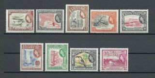 British Guiana 1963 - 65 Sg 354/65 Mnh Cat £45