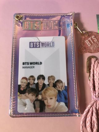 Official Bts World Ost Limited Package Lanyard,  Photocard