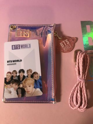 Official Bts World Ost Limited Package Lanyard,  Photocard 2