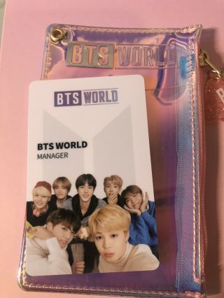 Official Bts World Ost Limited Package Lanyard,  Photocard 3