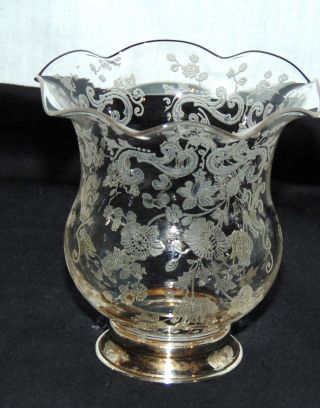 Cambridge Chantilly Crystal 3 " Toothpick Sterling Base