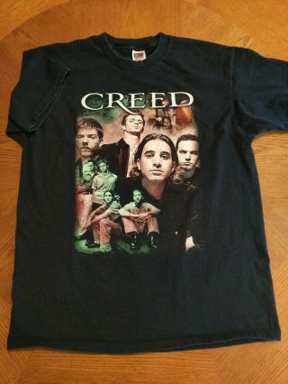 Creed Concert T Tour 2002 Shirt Size Xl Pre Owned Codition
