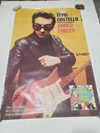 Elvis Costello Poster Armed Forces Punk Wave