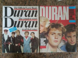 1982/83 Duran Duran Books In Their Own Words & The Official Lyrics W/ Posters