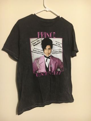 Pre Owned Prince Controversy Shirt Sz M And Starfish Coffee Sz small Duo 3