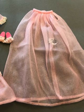 1967 era Japanese Exclusive Francie Doll Nightgown Robe MOD Vintage Barbie RARE 2