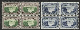 Southern Rhodesia.  1932.  2d,  3d,  Mnh.  Blocks Of 4.  Sg.  29,  30.  (394)