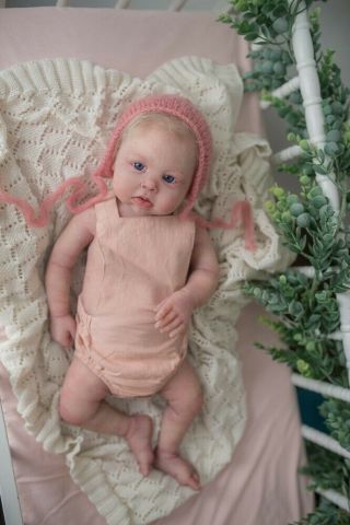 Lifelike Realistic Fake Baby Full Body Silicone Baby Doll Girl By Dawn Donofrio