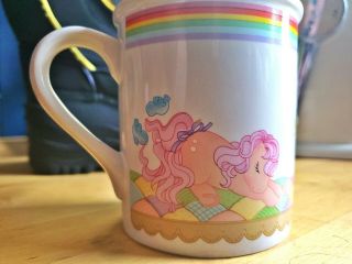 VERY RARE My Little Pony Vintage Mug Twilight Sparkle - Fluttershy - Cotton Candy. 3