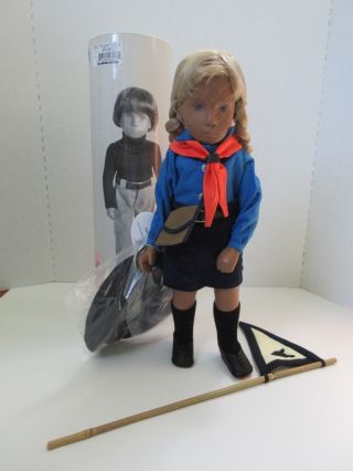 Rare Gotz Sasha Serie Alice 16.  5 " Scout Doll W/ Tags Tube 9908017 German