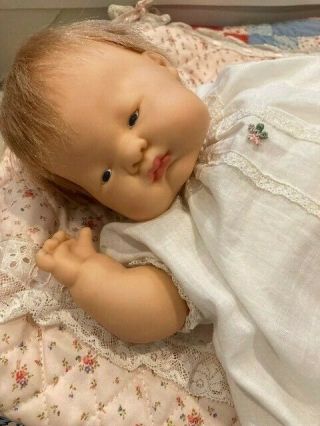 Vintage Vogue 12 " Baby Dear Doll With Dress,  Extra Outfits And Bedding