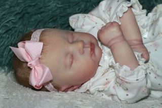 Reborn Baby Realborn Autumn Asleep Professional Realistic As Ever